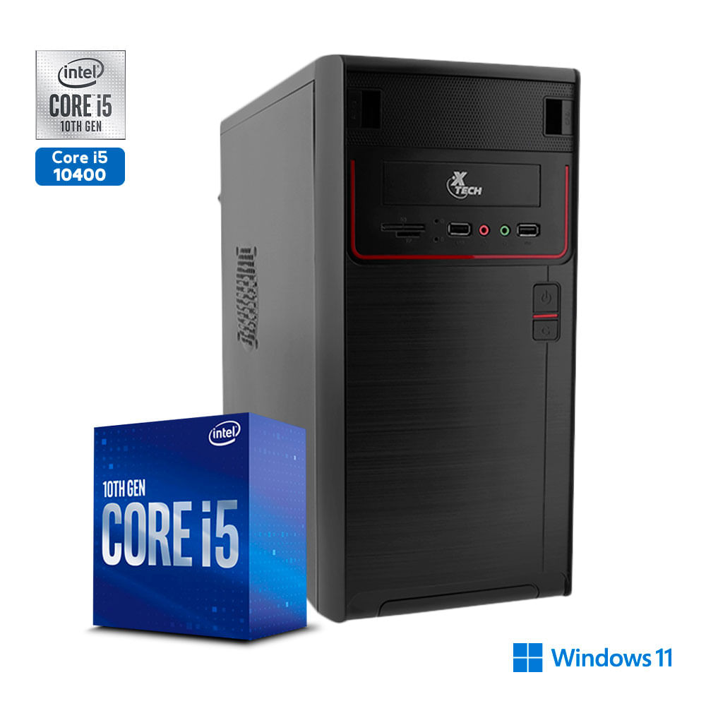 Computadora de Escritorio Intel Core I5-10400/16Gb Ram/256Gb Ssd/Win 11 Oem
