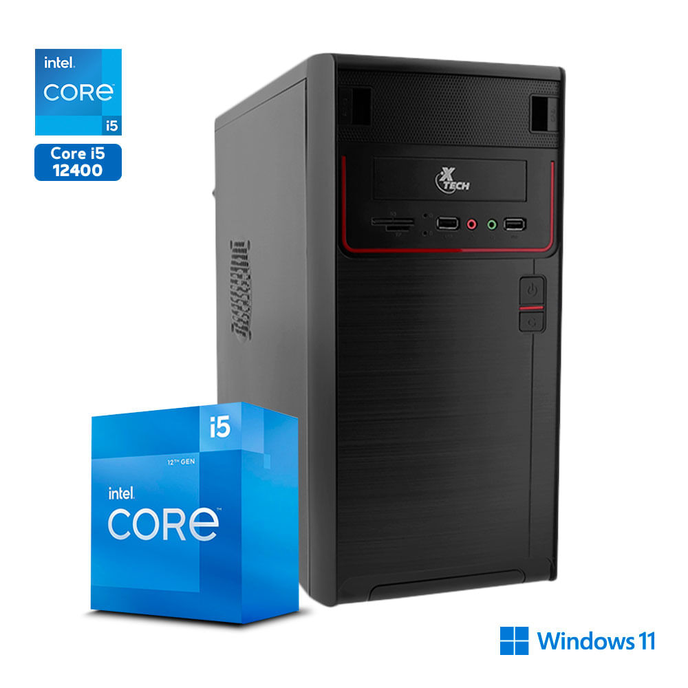 Computadora de Escritorio Intel Core I5-12400/16Gb Ram/256Gb Ssd/Win 11 Oem