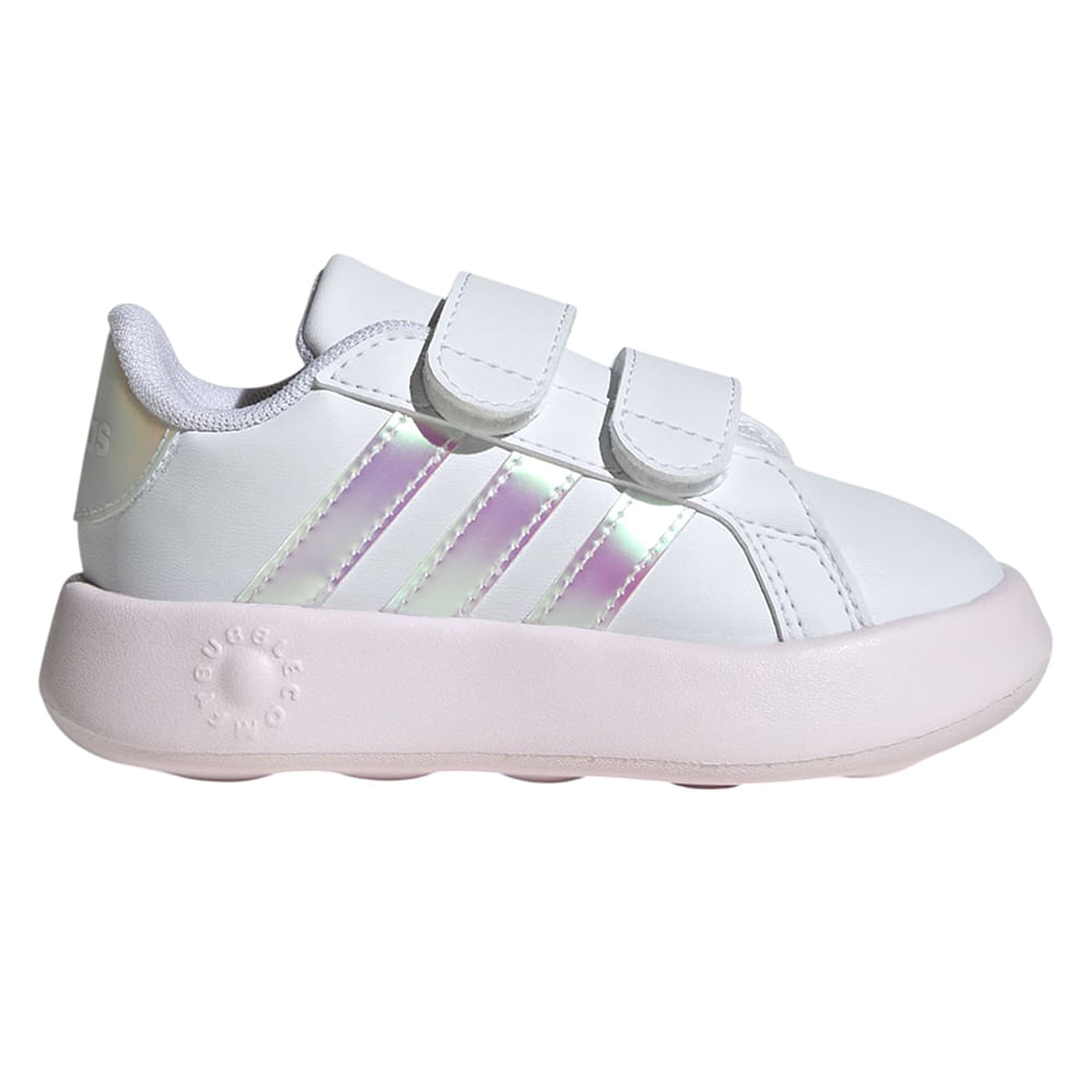 Zapato Adidas FTW Grand Court  deportivo casual  blanco para niña bebé