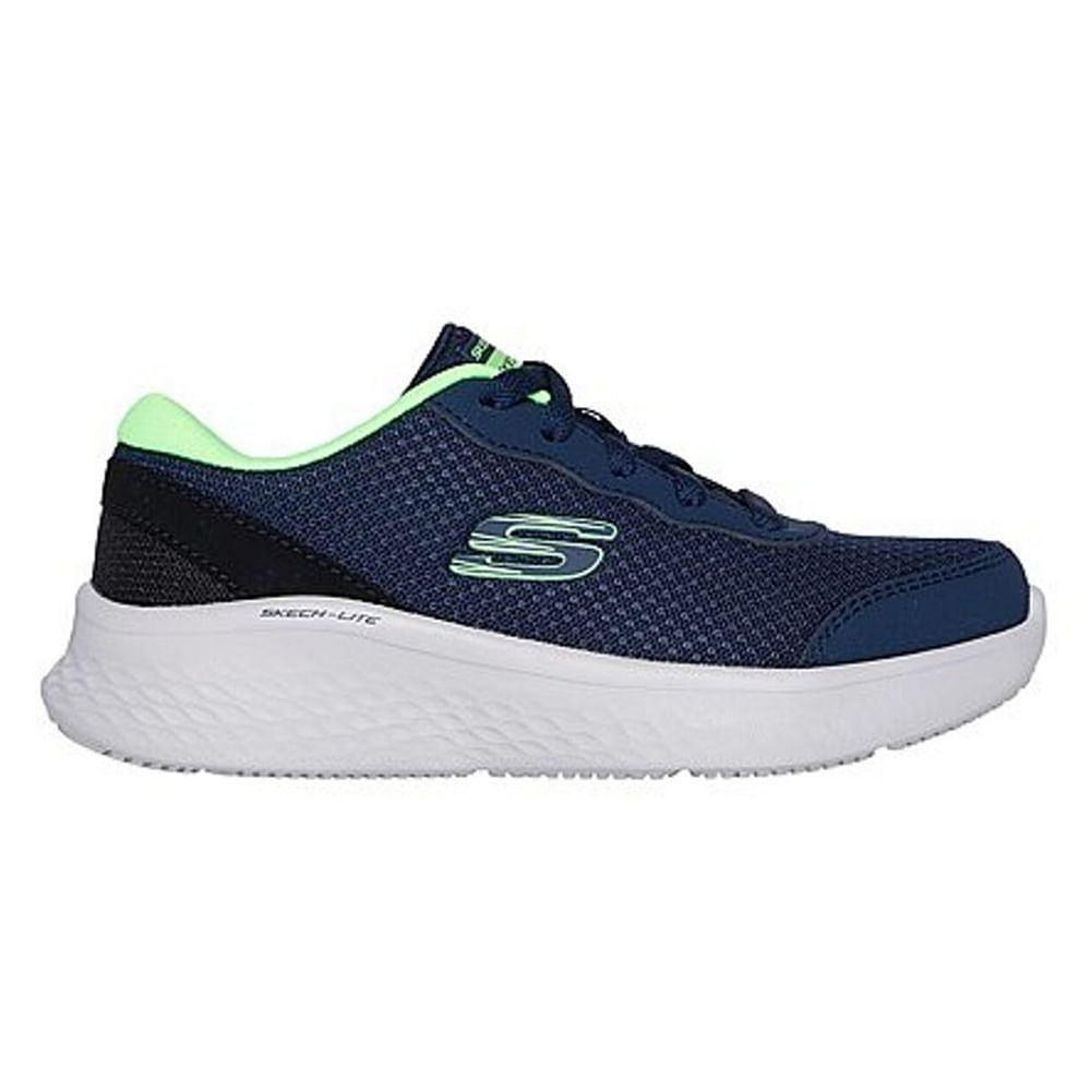 Zapato deportivo casual Skechers azul para niño
