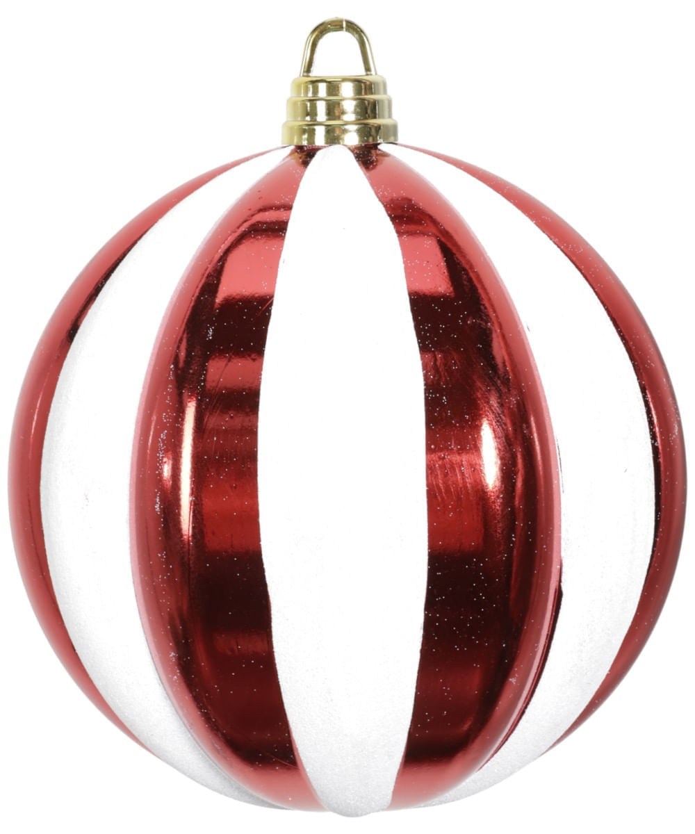 Adorno colgante decorativo de esfera de caramelo para árbol 30 cm