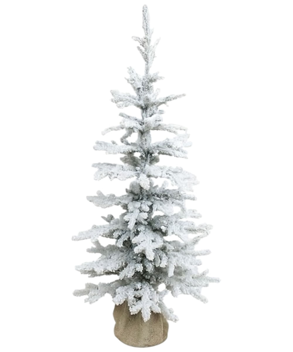 Árbol navideño nevado de mesa 70 cm