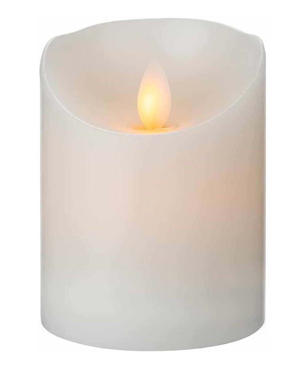 Vela decorativa con luz led 7.5 x 10 cm