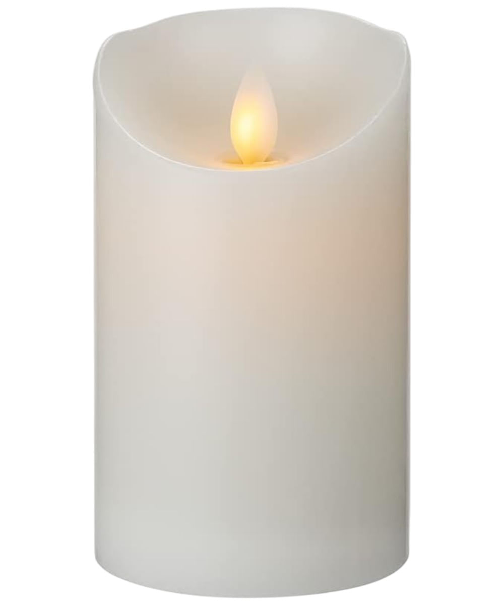 Vela decorativa con luz led 7.5 x 12.5 cm