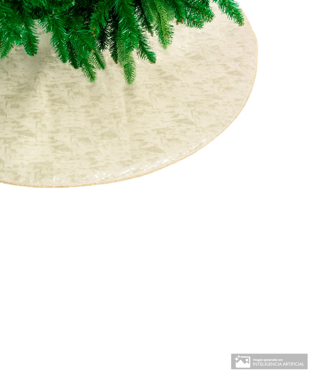 Falda para árbol champagne 122 cm