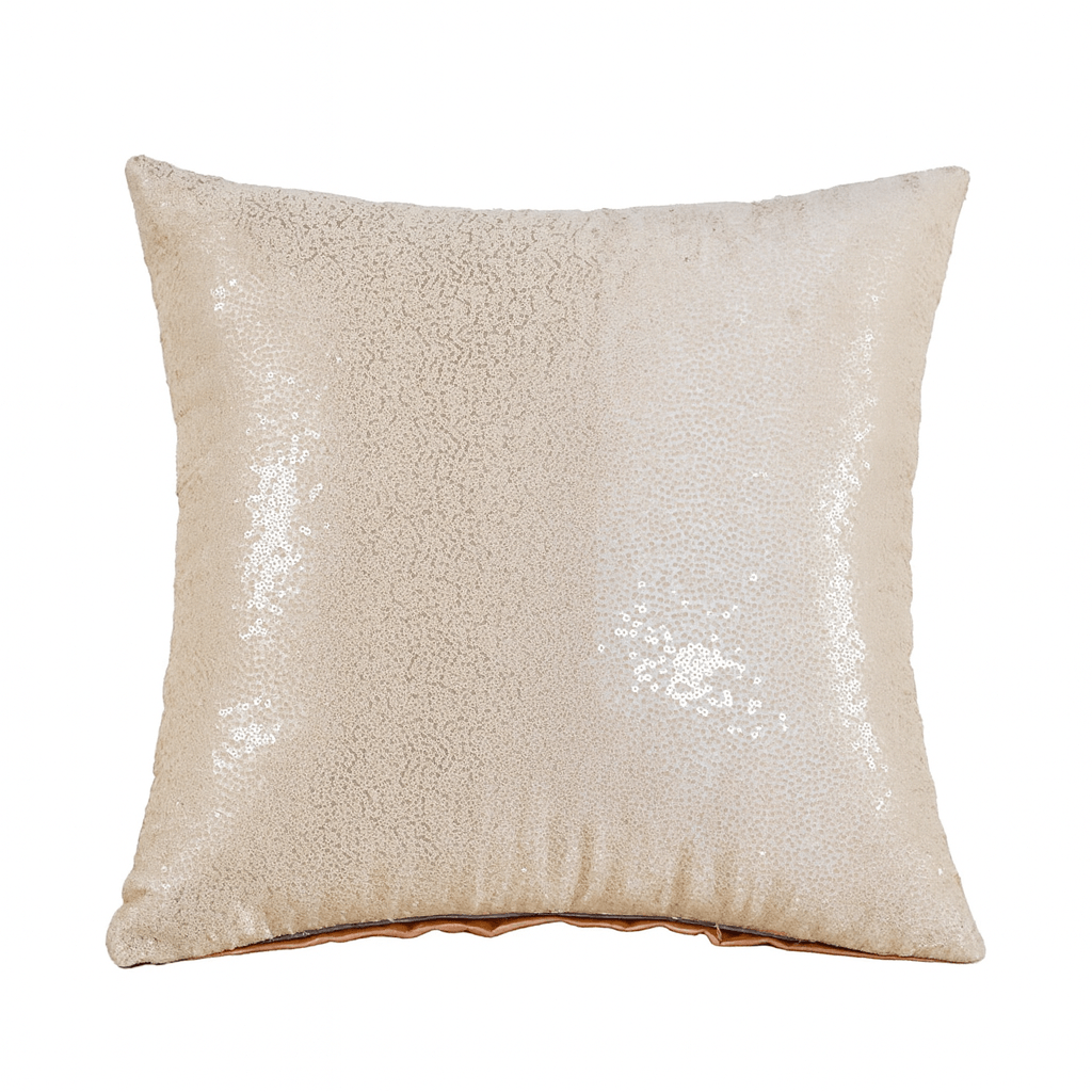 Cojín decorativo navideño dorado 60.9 x 60.9 cm