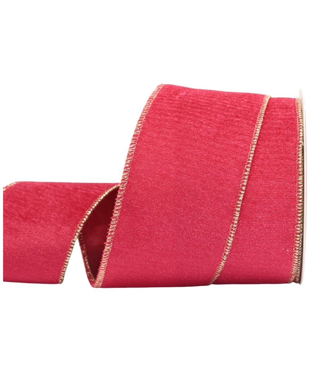 Listón diseño surtido burgundy 6.35 cm x 914 m (1 pieza)