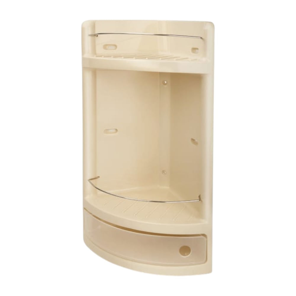 Esquinero con gavetero en color beige