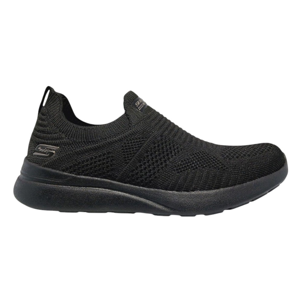 Zapato casual Skecher negro para mujer