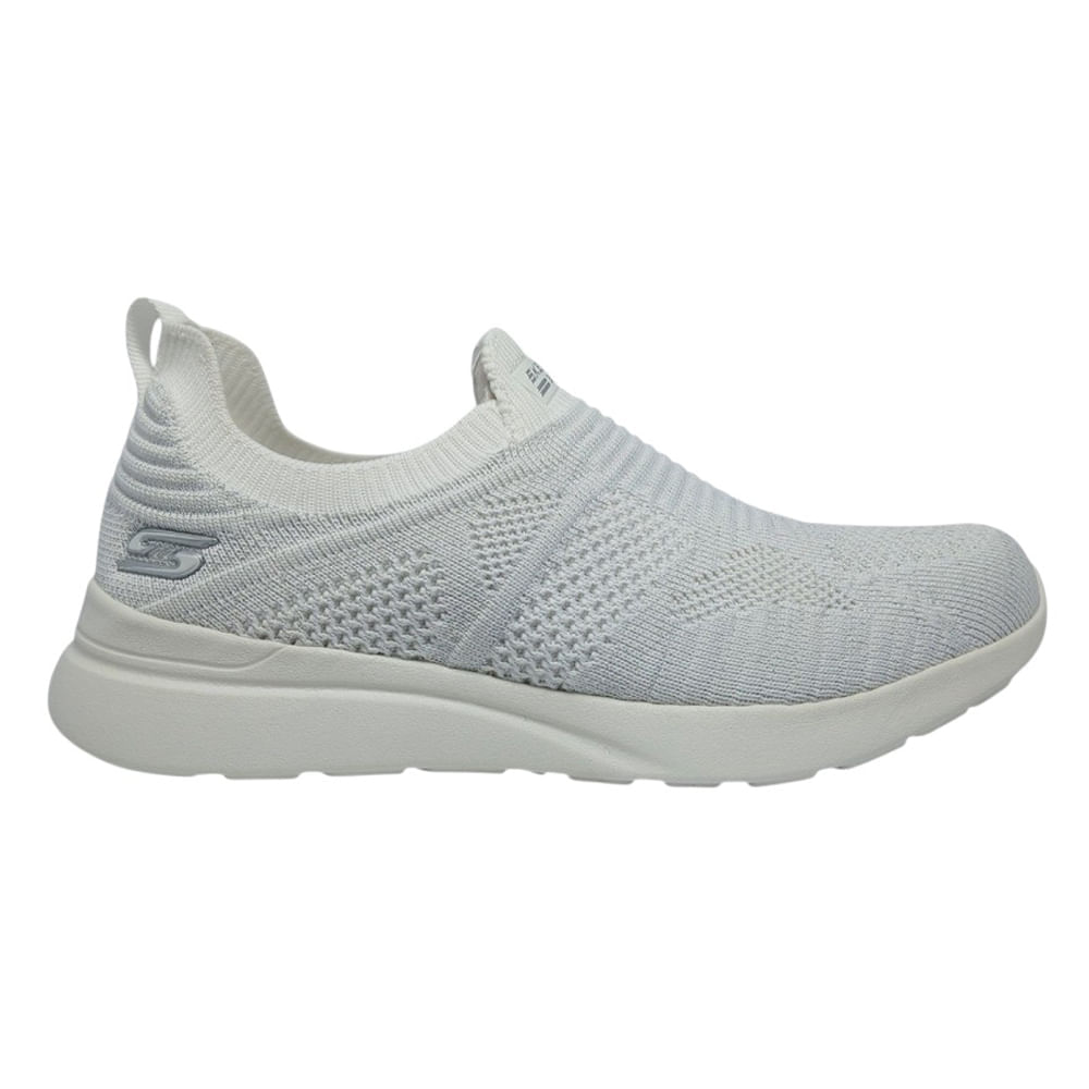 Zapato casual Skecher blanco para mujer