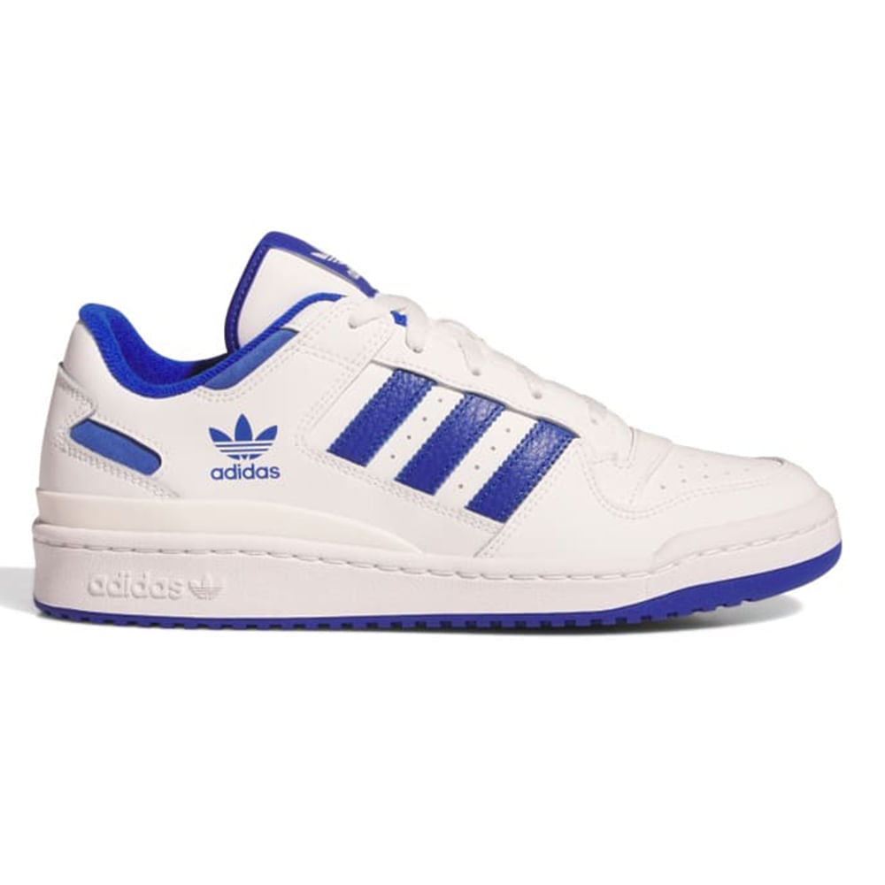 Zapato Adidas Originals Forum Low CL deportivo casual blanco para hombre