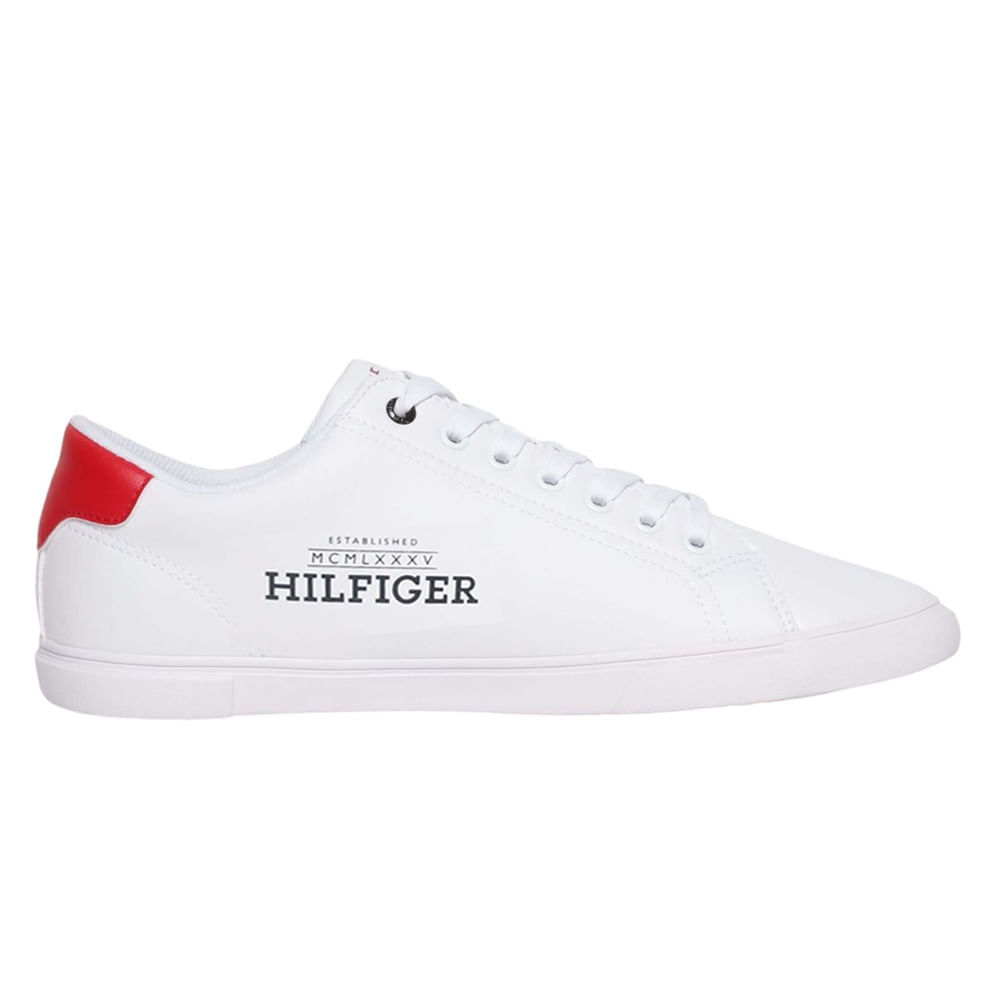Zapato casual Tommy Hilfiger blanco para hombre
