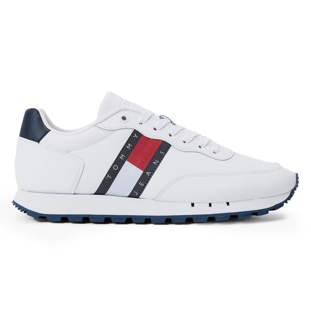 Zapato casual Tommy Hilfiger blanco para hombre