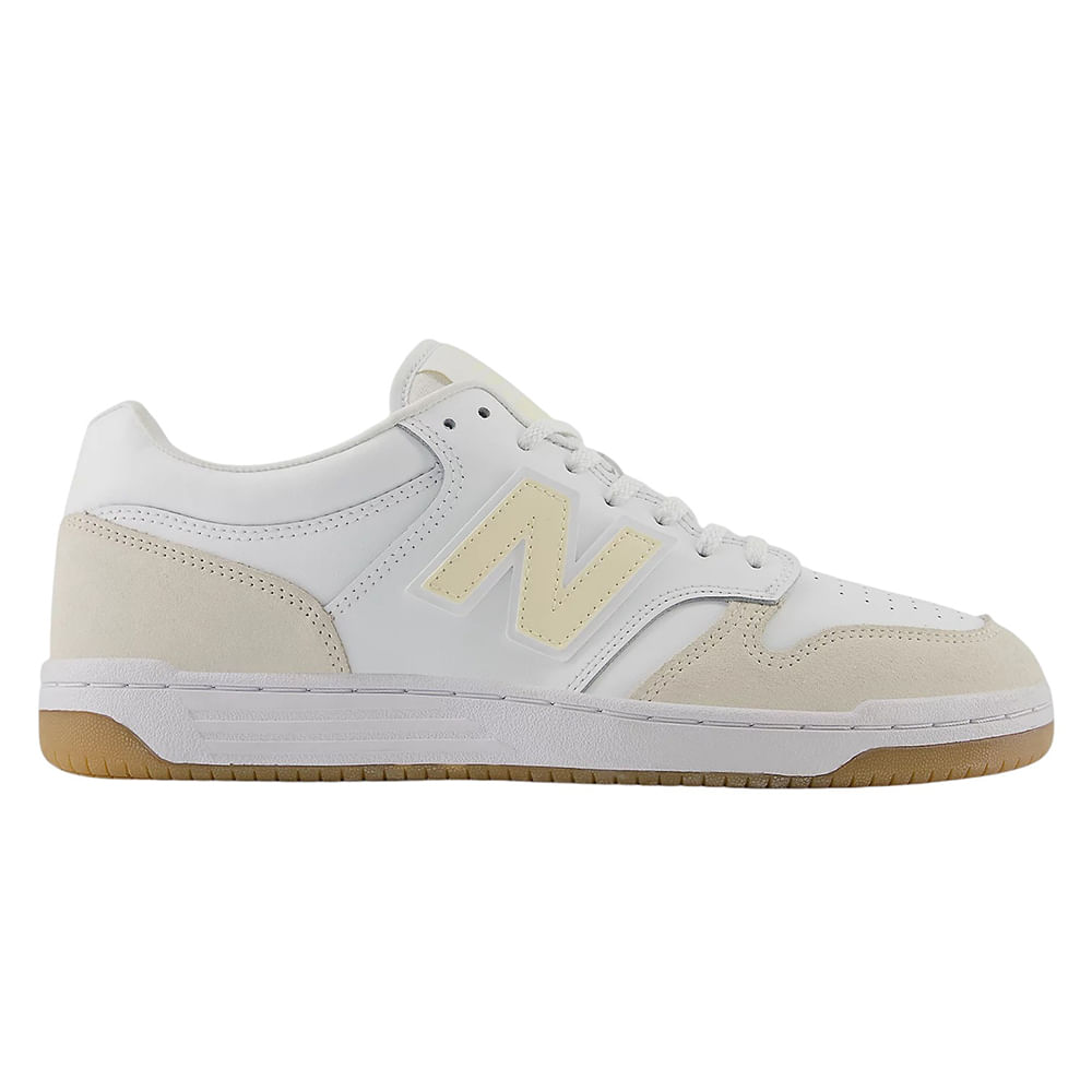 Zapato New Balance BB480 Low casual blanco para mujer