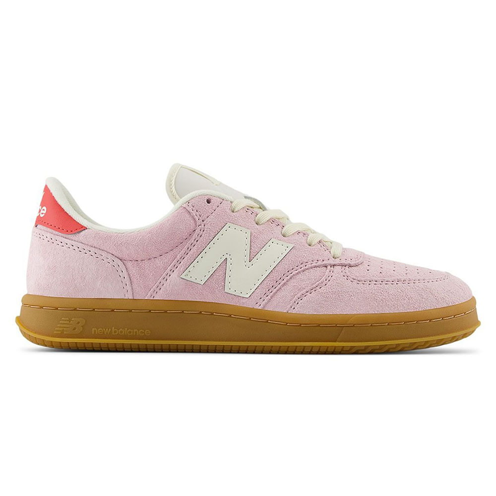 Zapato New Balance T500 casual rosado para mujer