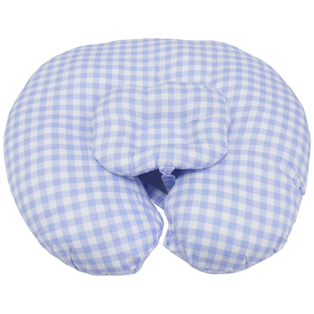 Almohada de amamantar cuadriculada para bebé