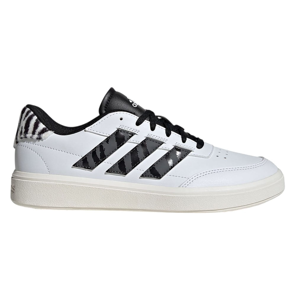 Zapato Adidas Courtblock casual color blanco para mujer