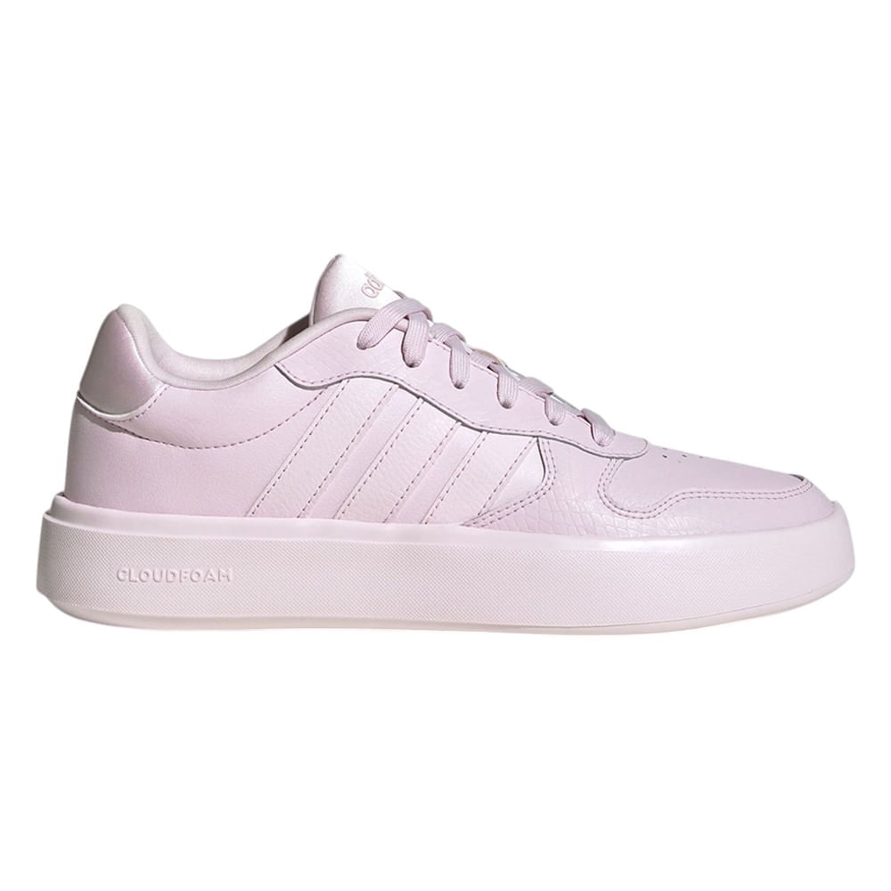 Zapato Adidas Litecourt casual color rosado para mujer