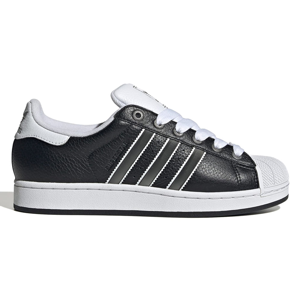 Zapato Adidas Originals Superstar II casual color negro para mujer