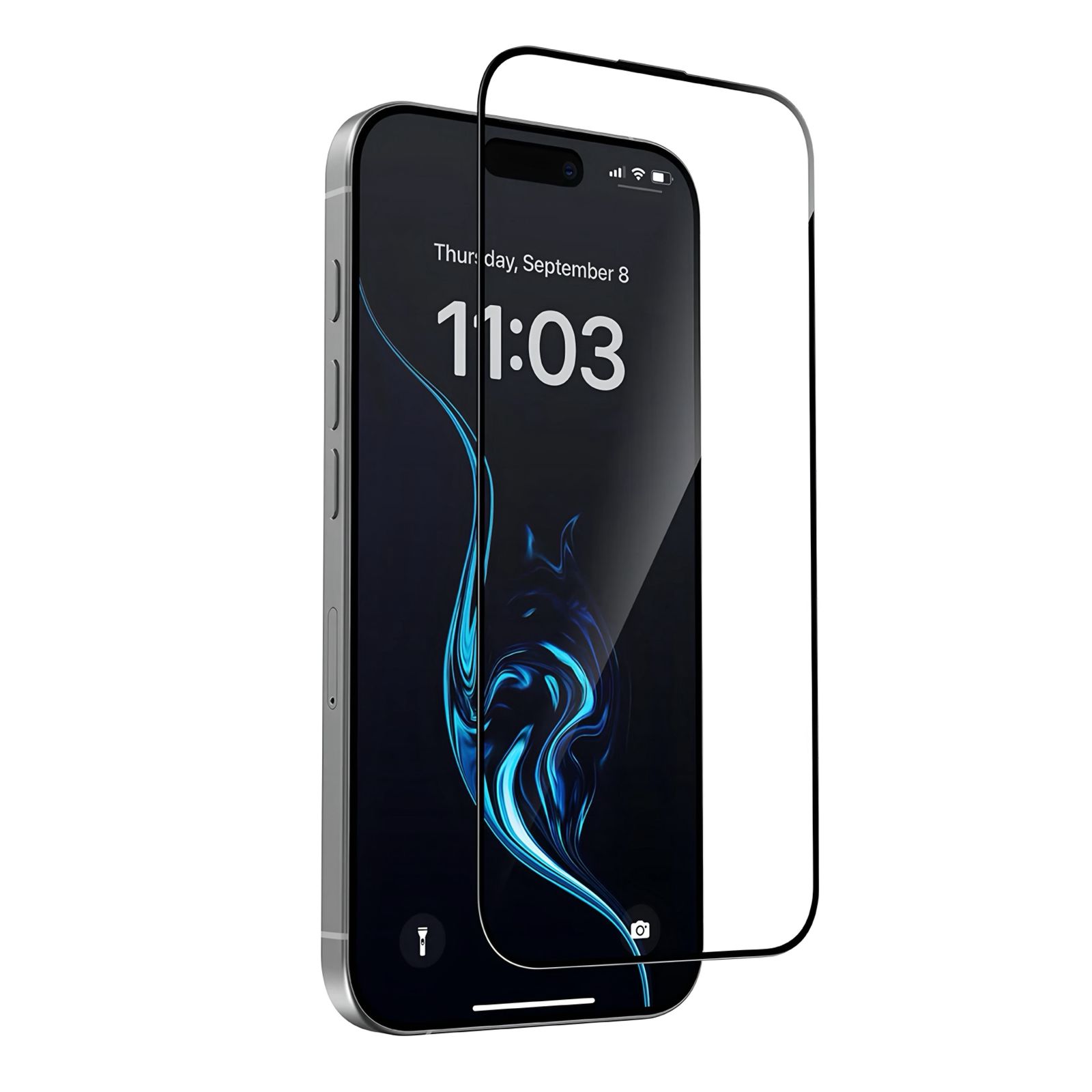 Vidrio templado Gorilla Glass para iPhone 16 Pro