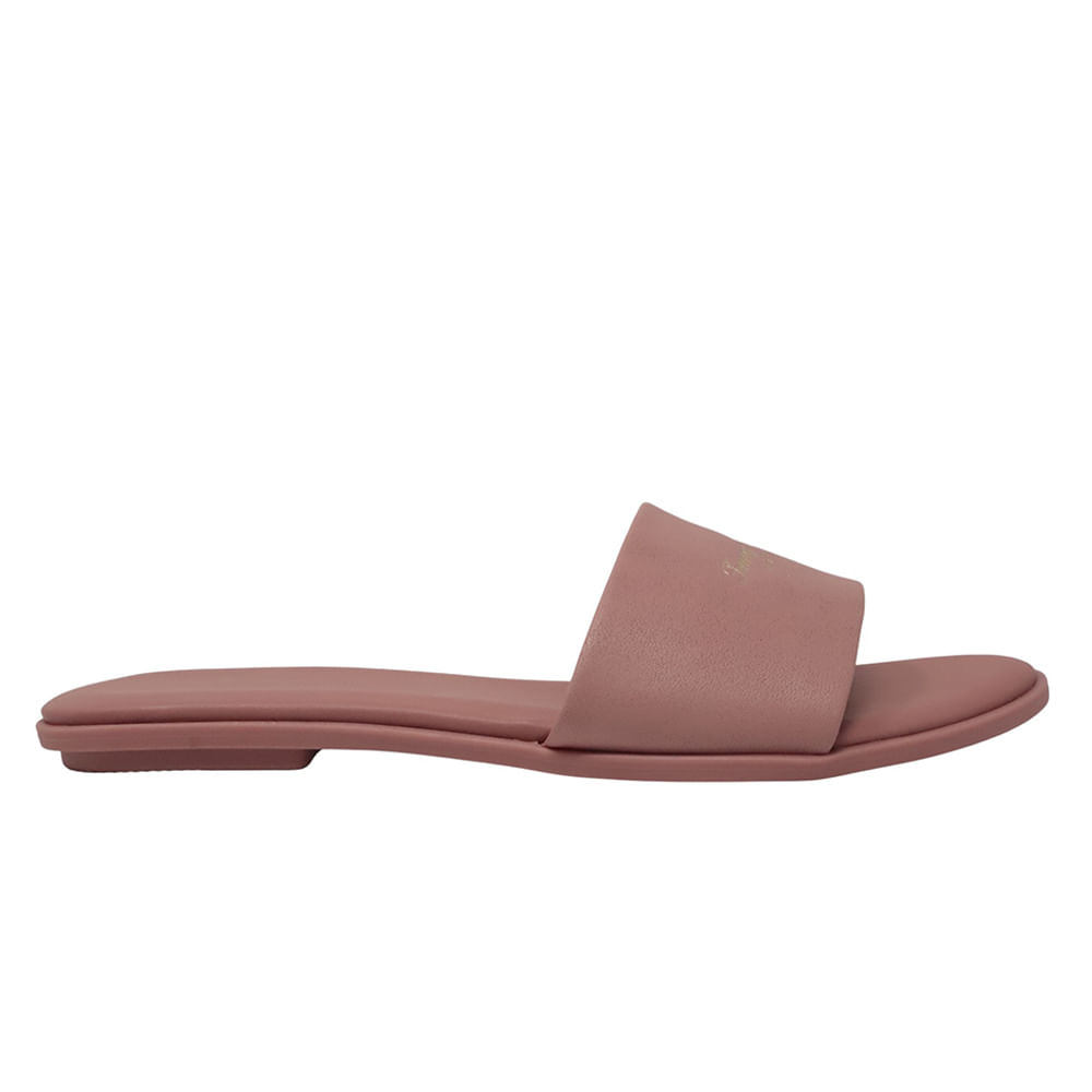 Sandalia casual Tommy Hilfiger color rosado para mujer