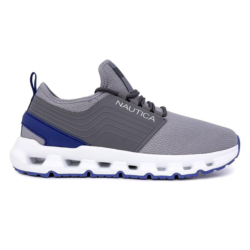 Zapato deportivo casual Nautica gris para hombre