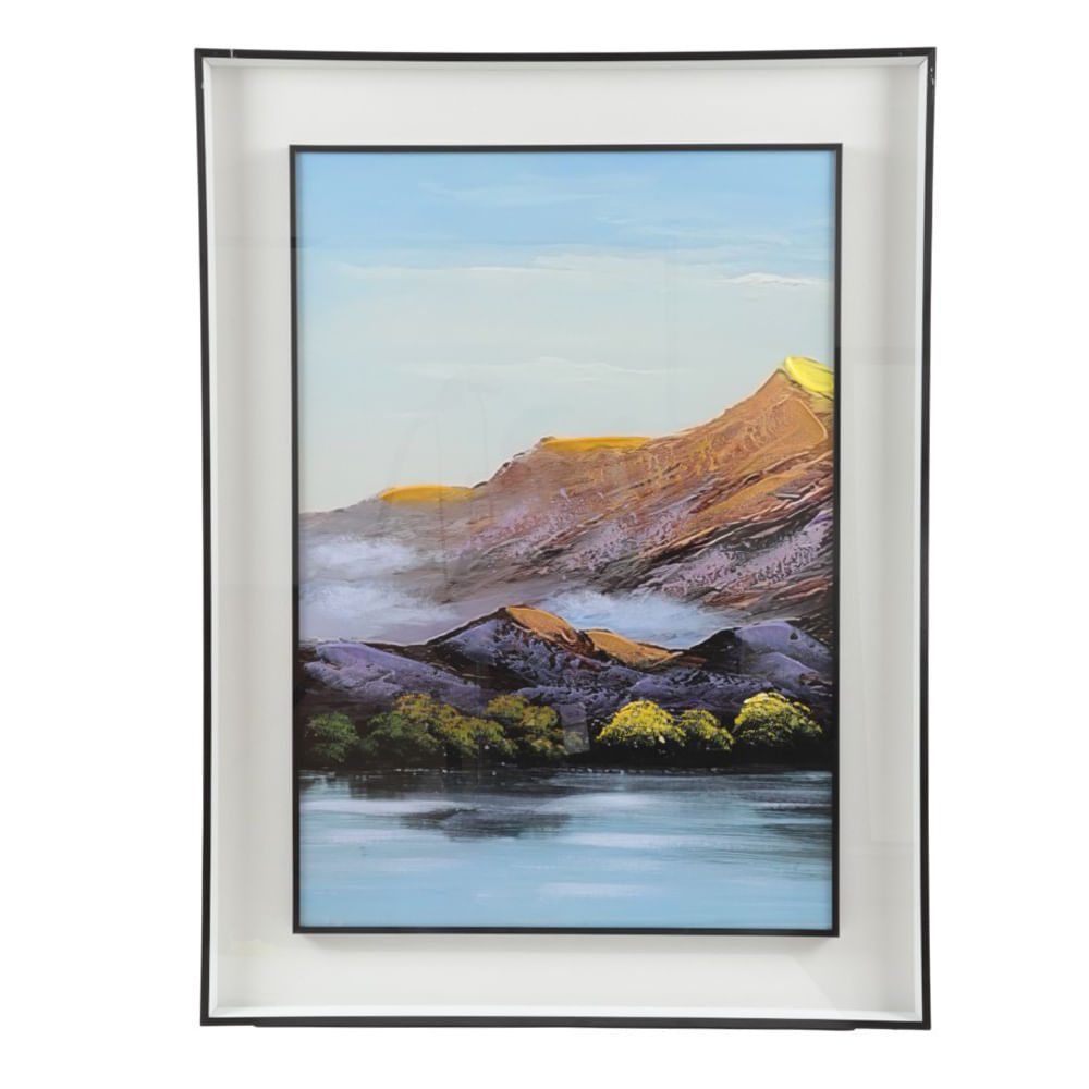 Cuadro decorativo paisaje montañas 60x80 cm