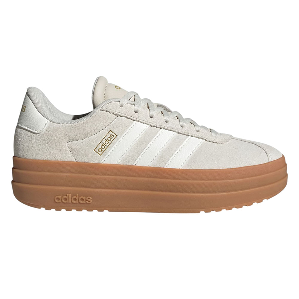 Zapato Adidas VL Court Bold casual color gris para mujer