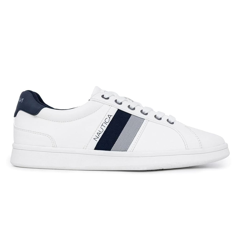 Zapato deportivo casual Nautica blanco para hombre