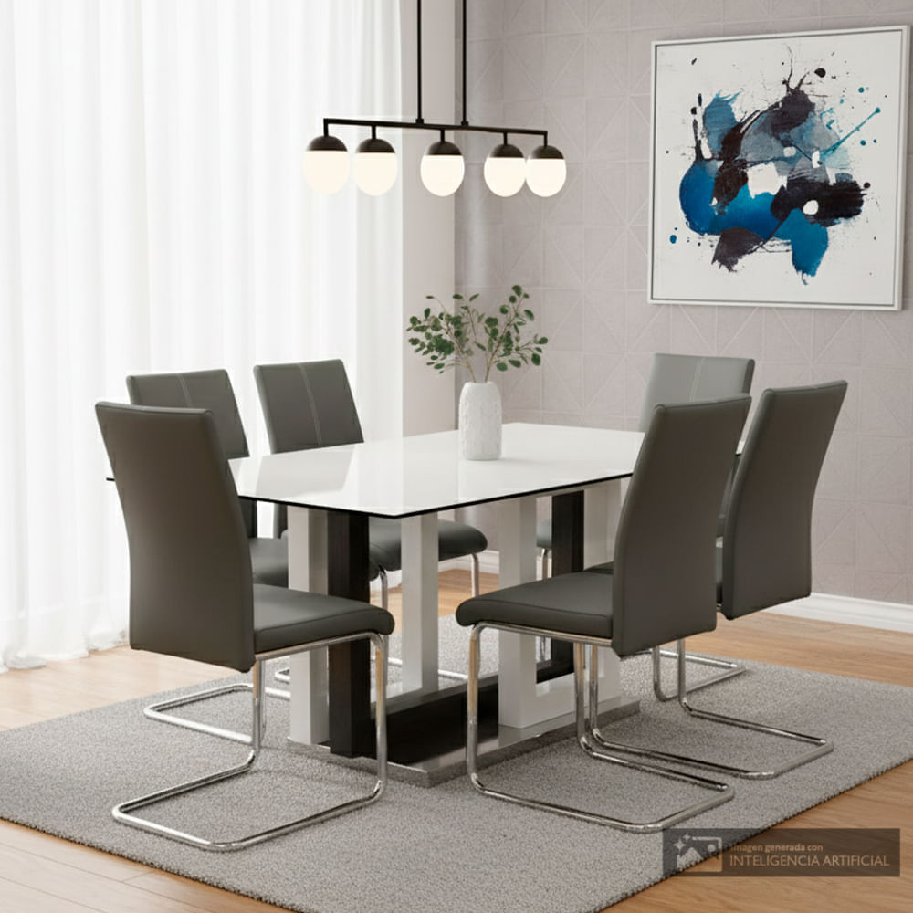 Juego de Comedor Cubism 6 personas