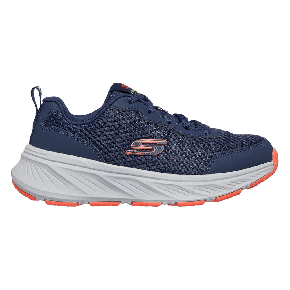 Zapato deportivo casual Skechers azul para niña