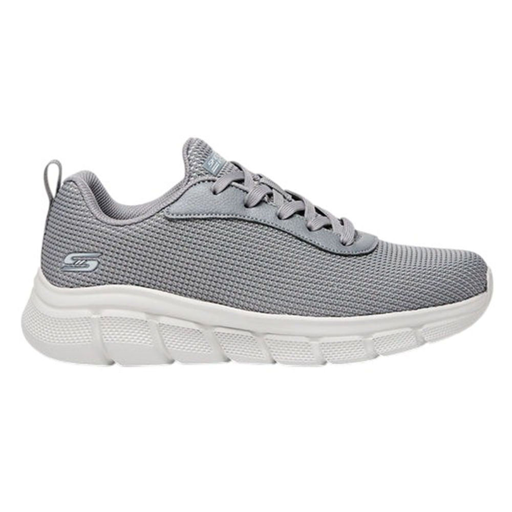 Zapato deportivo casual Skechers gris para hombre