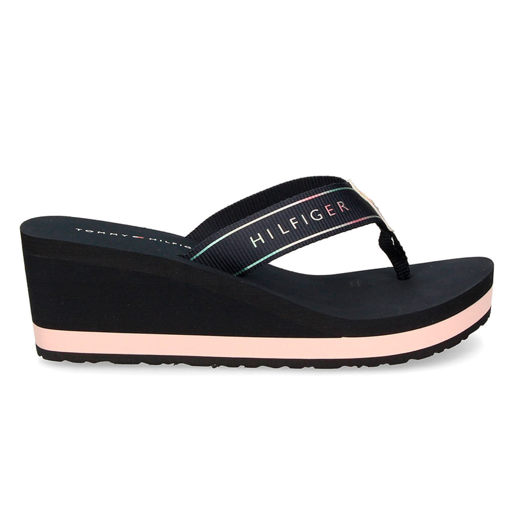 Sandalia de playa Tommy Hilfiger color azul para mujer