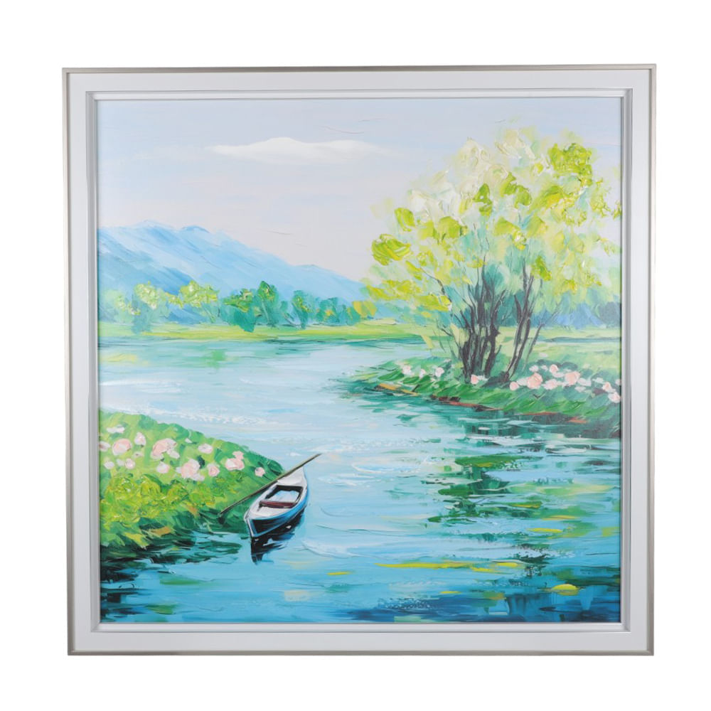 Cuadro decorativo paisaje 80x80 cm