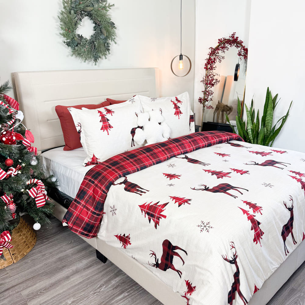 Duvet Cover Reversible Reindeer King size
