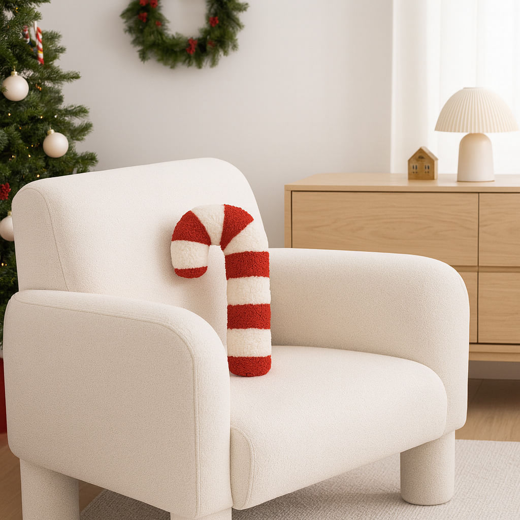 Cojín Red Candy Cane