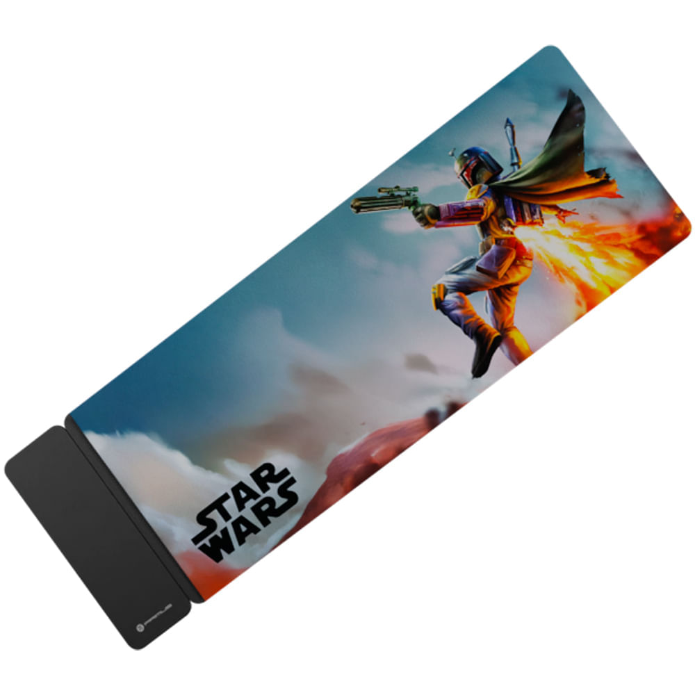 Mousepad gaming Primus Arena Pro XL con base de carga inalámbrica Boba Fett Star Wars