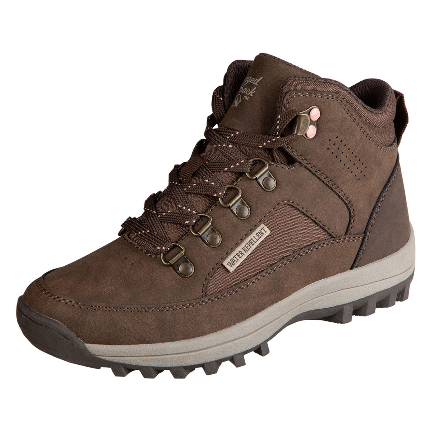 Botines De Senderismo Gaia Para Mujer Café Medio Rugged Outback 199378