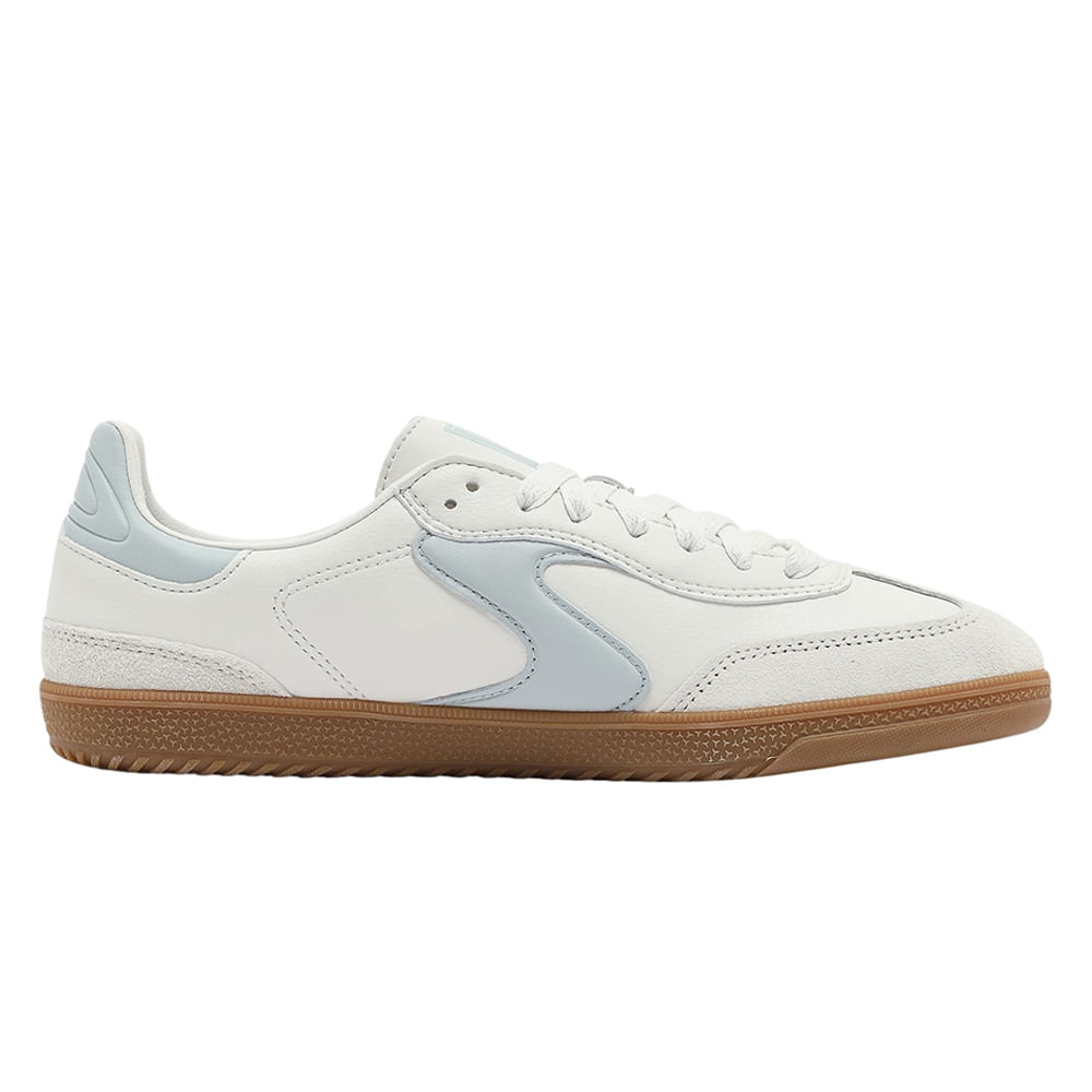 Zapato casual Skechers court color beige para mujer