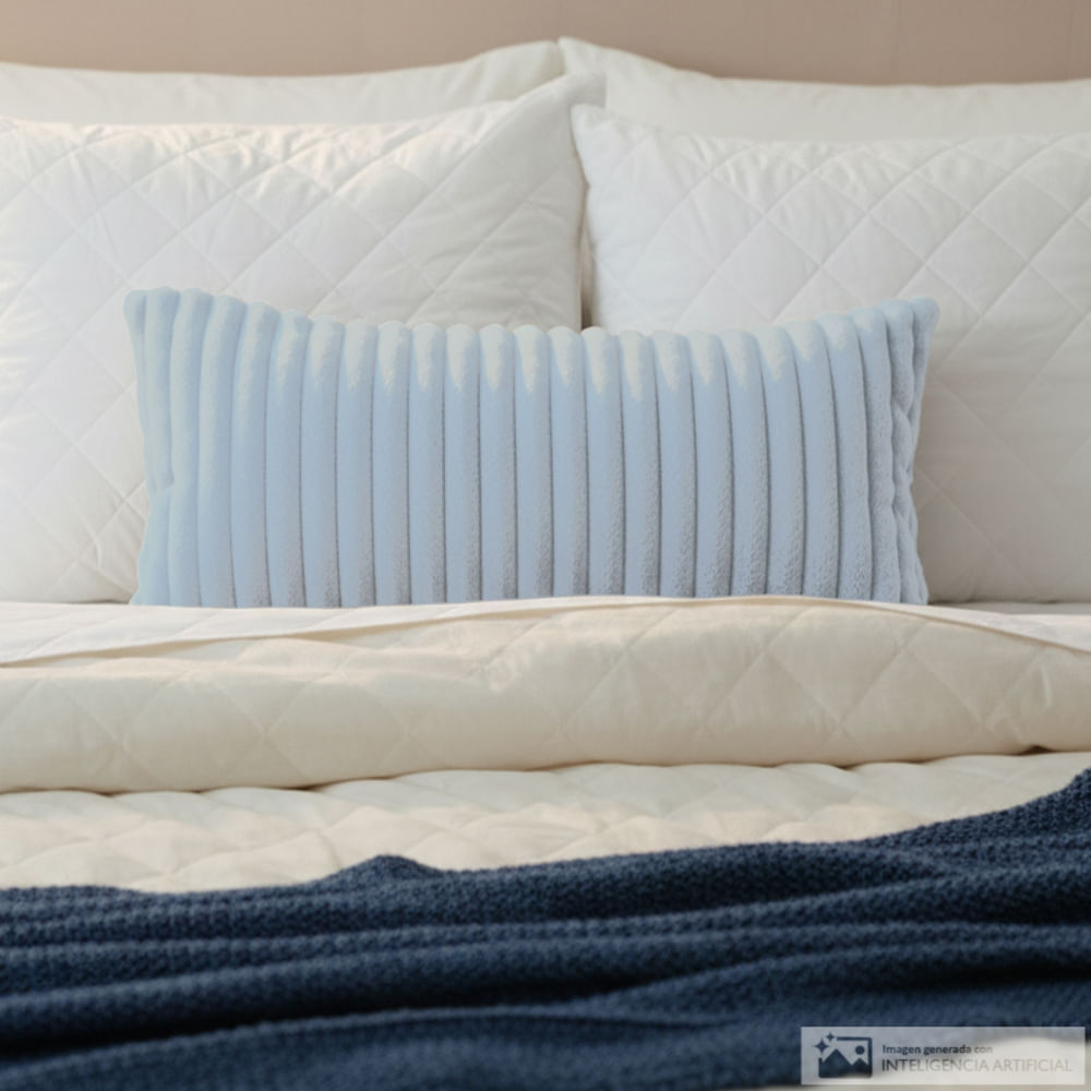 Cojín lumbar corduroy de poliéster.