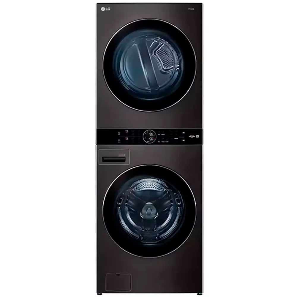 Centro de lavado a gas 25 kg/ 22 kg AIDD negro WK25BS6 LG
