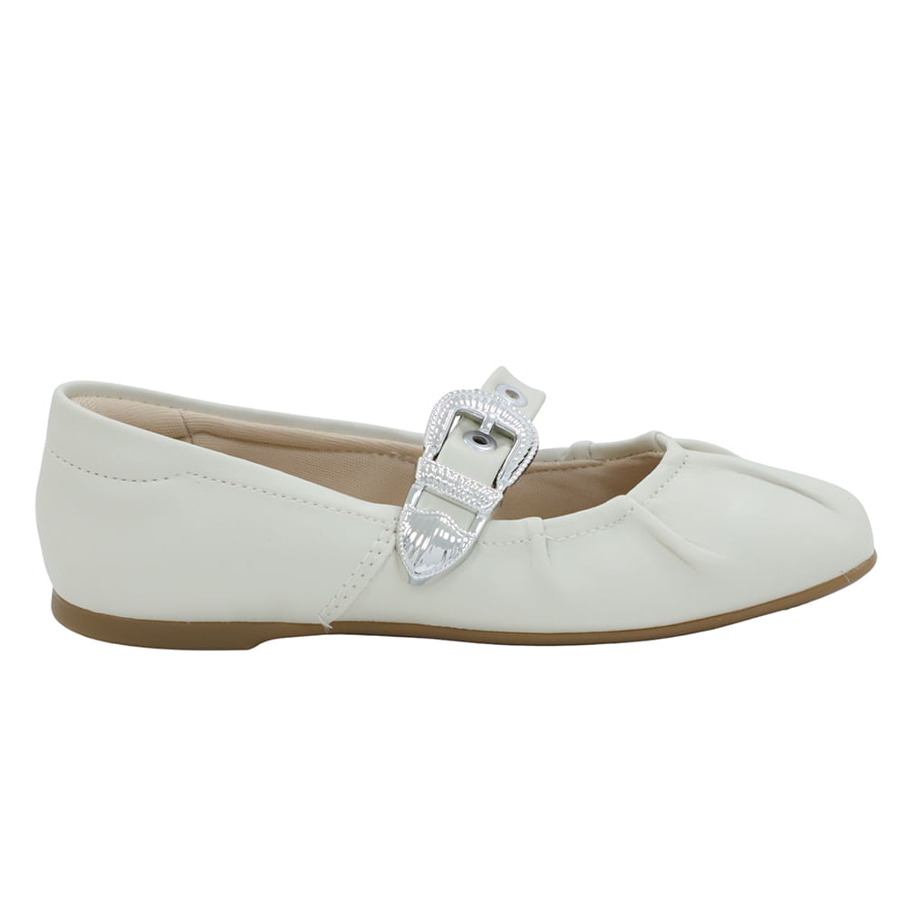 Zapato casual ballerina Orange color nude para niña