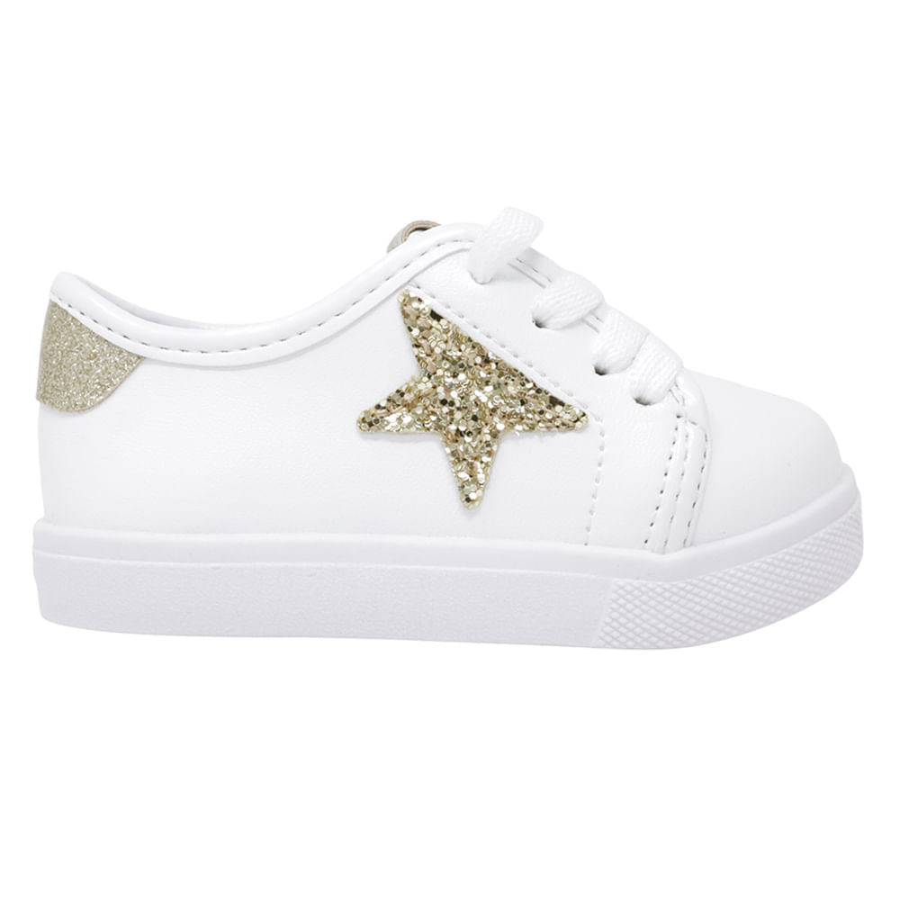 Zapato deportivo casual Orange blanco para niña bebé