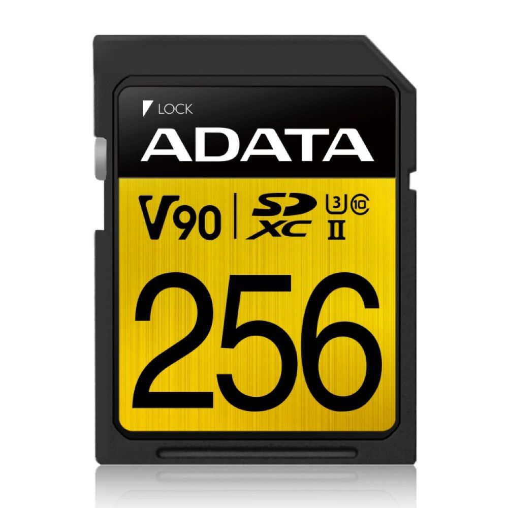 Memoria SD ADATA 256gb UHS-II U3 Clase 10 275/155 MB/s