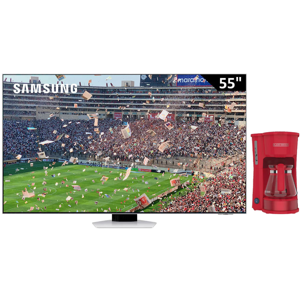 Pantalla Samsung 55" (139.7 cm) Neo QLED UHD 4K HDR10+ QN55QN85DBPXPA + Regalía Cafetera Black and Decker 5 tazas