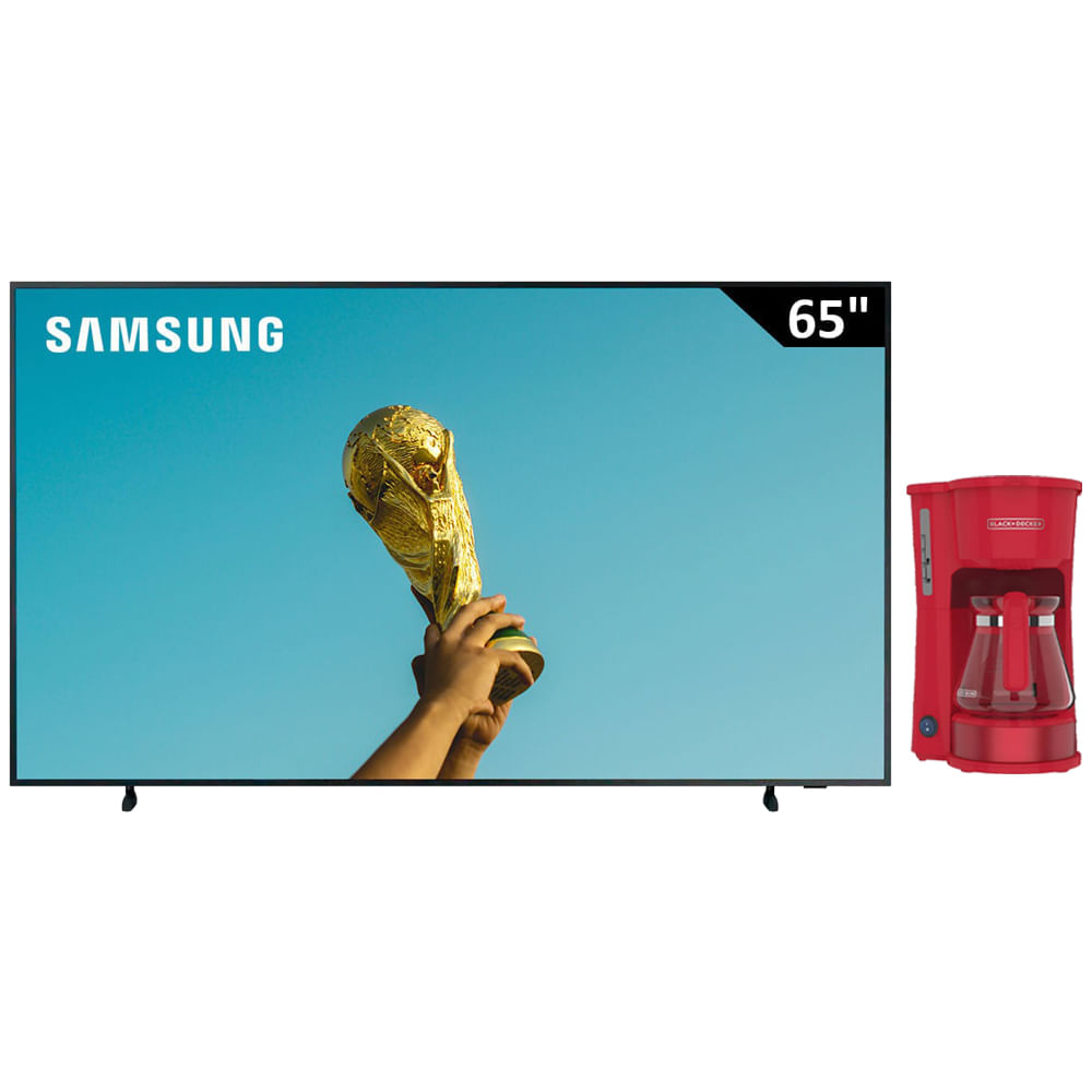 Pantalla Samsung 65" (165.1 cm) QLED UHD 4K HDR10+ QN65LS03DAPXPA +  Regalía Cafetera Black and Decker 5 tazas