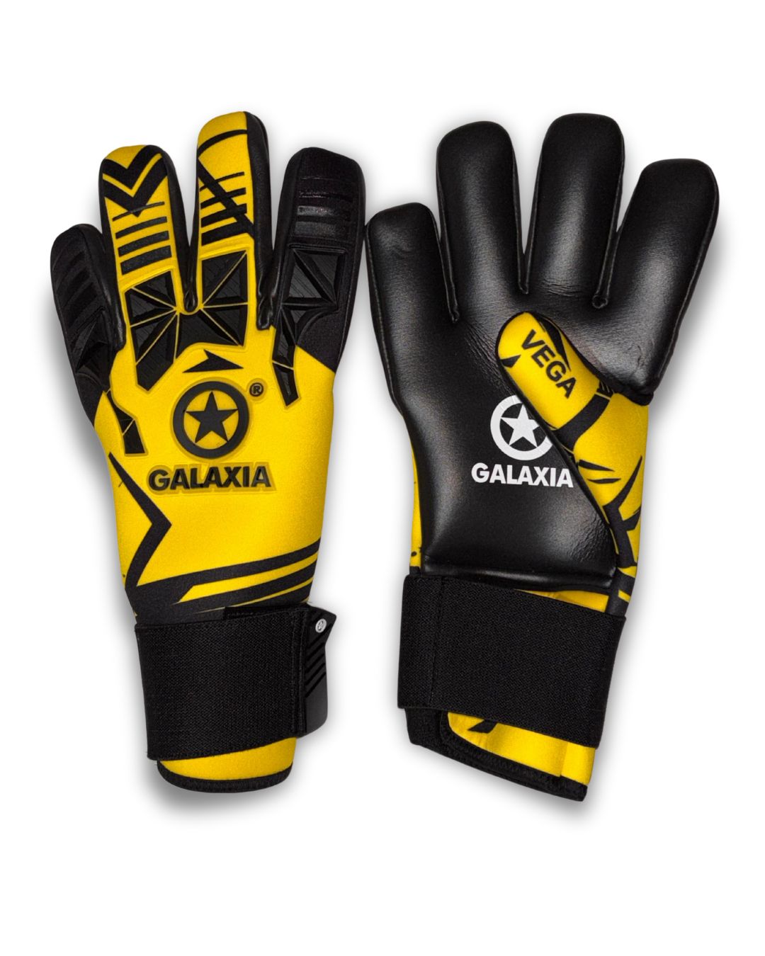 GUANTES PORTERO ADULTO "VEGA" PROFESIONAL YELLOW/BLACK