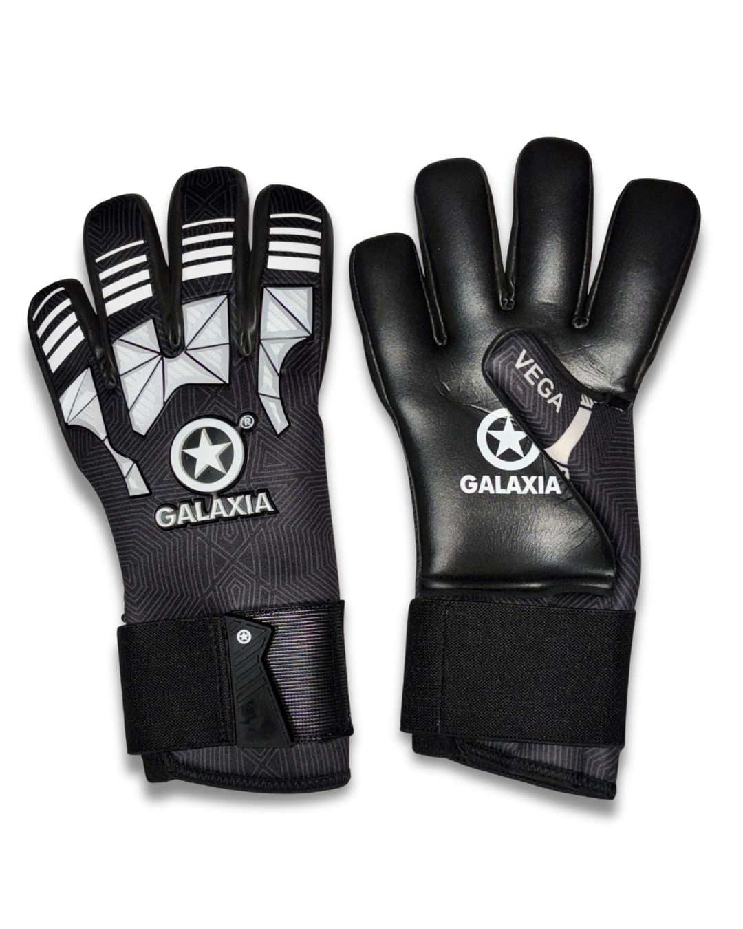 GUANTES PORTERO ADULTO "VEGA" PROFESIONAL BLACK/WHITE