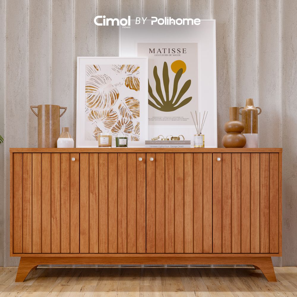 Bufetera Isa de madera con 4 puertas