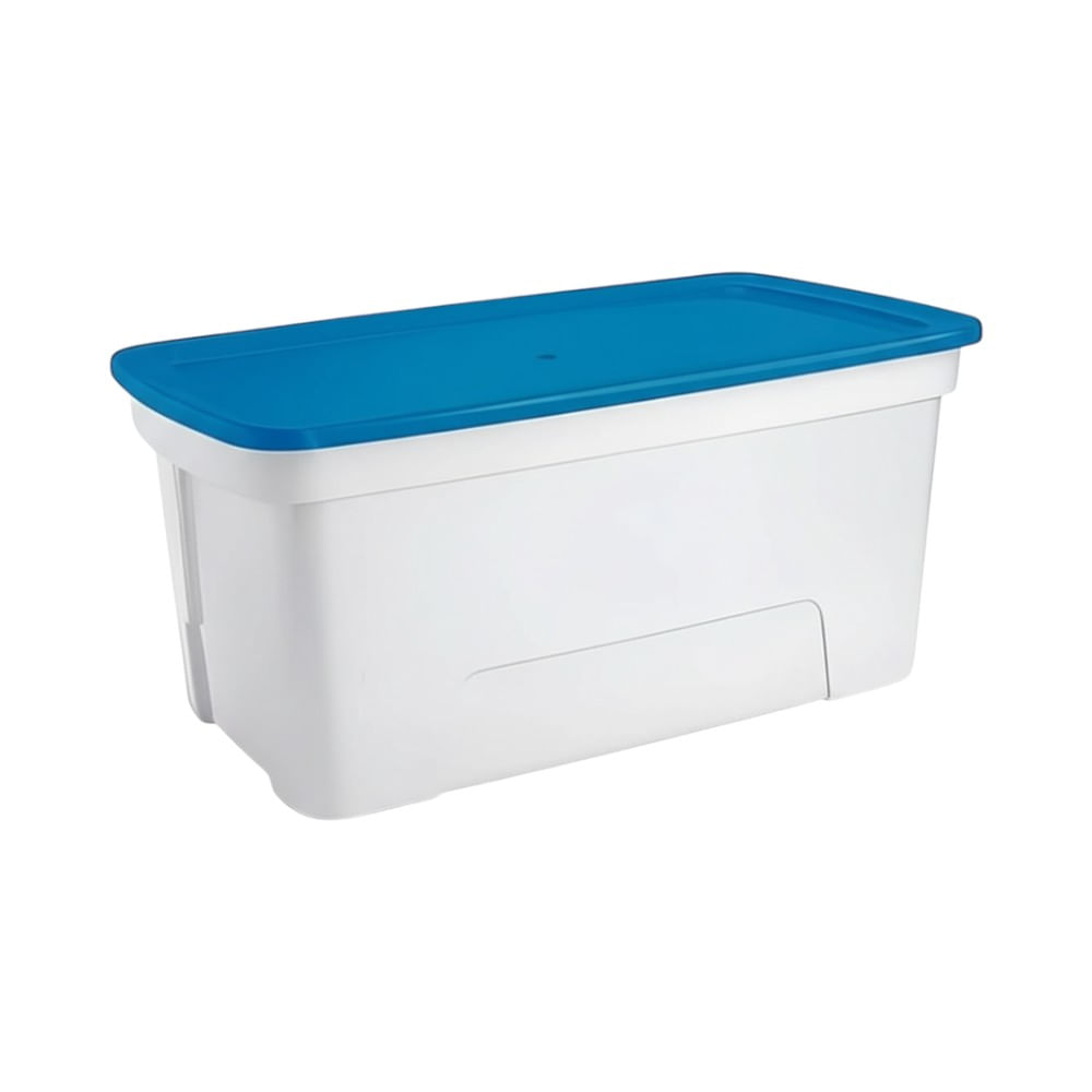 Caja Megaforte N200 , Capacidad 133 Lt, Caja Blanca-tapa Azul